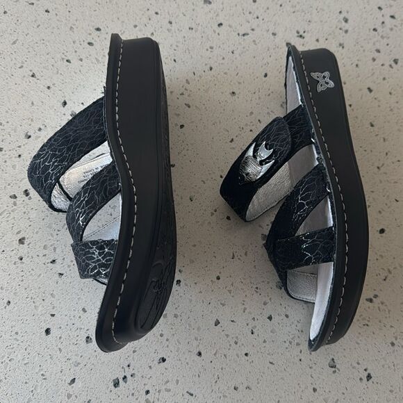 Alegria Victoriah Somethings Fishy Sandal Leather Comfort Shoes EU35 / US 5-5.5 - Picture 3 of 13